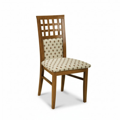 Chaises de salle à manger rembourrées Lot de 6 chaises en tissu textile et bois