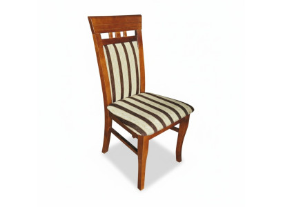Ensemble de chaises design 4x fauteuil en bois chaises rembourrées en tissu textile salle à manger en tissu gastro