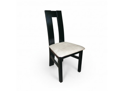 Chaise Longue Design en Bois Massif Fauteuil en Bois avec Revêtement en Cuir pour Chaises Gastro