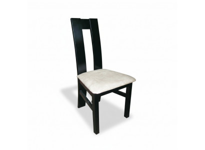 Ensemble de chaises design 2x fauteuil bois textile rembourré chaises tissu salle à manger gastro