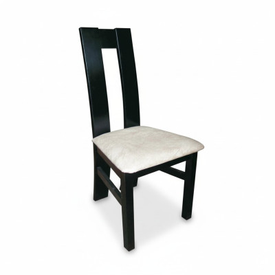 Design Set 4x Fauteuil Chaise Bois Textile Rembourrage Chaises Gastro Salle à manger Tissu