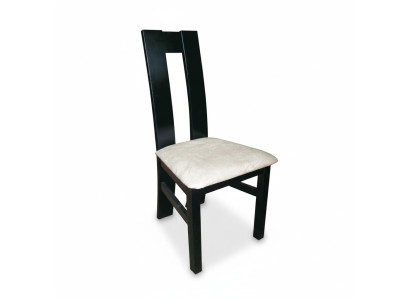 Design Set 4x Fauteuil Chaise Bois Textile Rembourrage Chaises Gastro Salle à manger Tissu