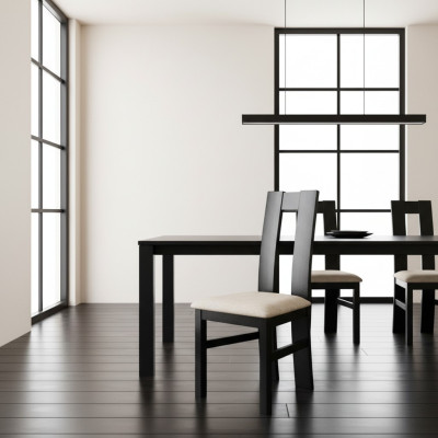 Ensemble de 8 chaises designer Fauteuil Salle à manger de restaurant en cuir capitonné neuf