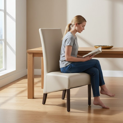 Ensemble de fauteuils de salon design 2x Chaise Chaises en bois Salle à manger gastronomique nouvelle