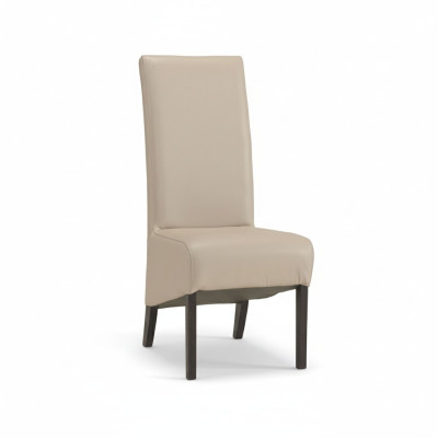 Chaise design Lot de 4 chaises de salle à manger neuves 100 % cuir
