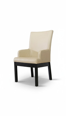 Chaise moderne en bois rembourrée Conception de chaises Gastro Salle à manger 100%