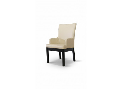 Chaise moderne en bois rembourrée Conception de chaises Gastro Salle à manger 100%
