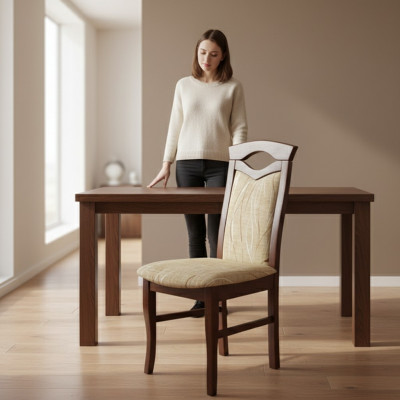 Ensemble de revêtement de fauteuil design 6x chaises Chaise Textile Gastro Salle à manger Tissu neuf