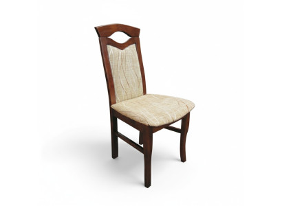 Ensemble de 8 chaises en textile avec accoudoirs, design en bois avec rembourrage, chaises pour salle à manger ou restaurant.