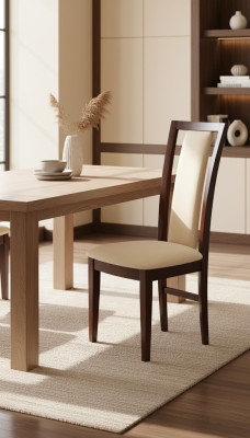 Fauteuil design Fauteuil en bois Revêtement Salle à manger Gastro Chaise en cuir Chaises