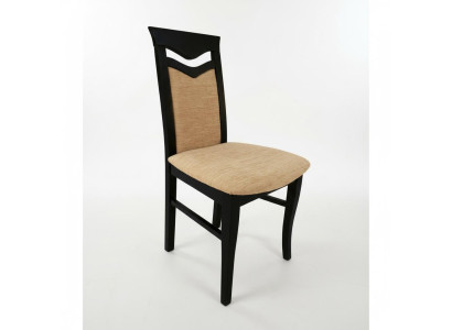 Design Set 8x Fauteuil Chaise Bois Tissu Rembourrage Chaises Salle à manger Tissu Gastro