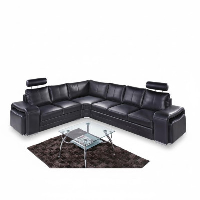 Canapé d'angle Living Landscape Rembourrage Canapé d'angle Canapé Siège Suite Moderne Cuir