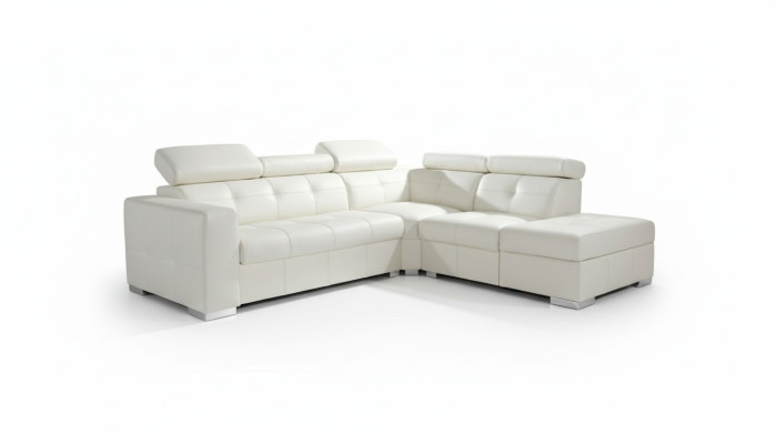 Canapé d'angle design paysage vivant Rembourrage Angle Canapé 100% cuir Canapé Siège