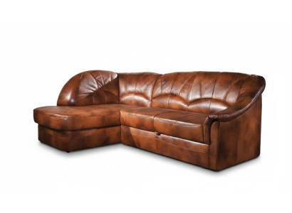 Canapé d'angle classique en cuir à 100% Paysage de salon Rembourrage Canapé Sofa Siège