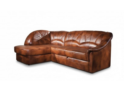 Canapé d'angle classique en cuir à 100% Paysage de salon Rembourrage Canapé Sofa Siège