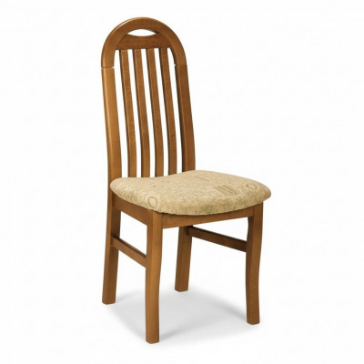 Ensemble de chaises design 1x Chaise en bois Chaises de tissu Gastronomie Salle à manger en tissu nouveau