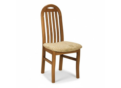 Ensemble de chaises design 1x Chaise en bois Chaises de tissu Gastronomie Salle à manger en tissu nouveau