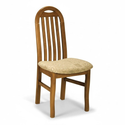 Ensemble de 4 chaises design en bois avec revêtement textile pour chaises de restauration, salle à manger en tissu