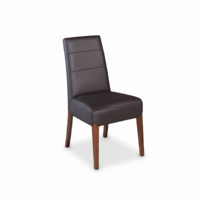 Fauteuil de Design Gastro Fauteuil en bois Rembourrage Salle à manger Chaise en cuir Chaises