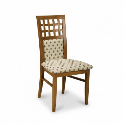 Ensemble de 10 chaises de salle à manger en bois massif avec revêtement en tissu pour salle à manger gastronomique.