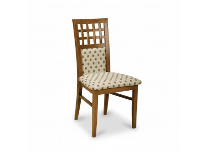 Ensemble de 10 chaises de salle à manger en bois massif avec revêtement en tissu pour salle à manger gastronomique.