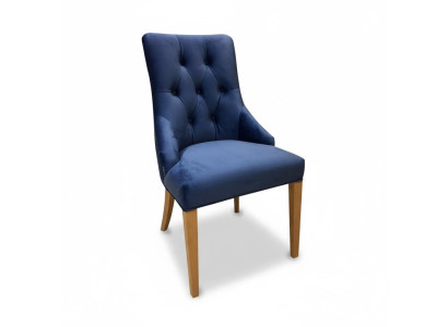 Chesterfield Set 6x Chaise de salle à manger en tissu Fauteuil Gastro Salle à manger