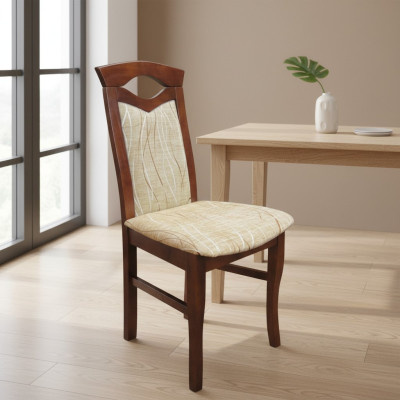 Chaises 10x Ensemble Fauteuil Rembourrage Fauteuil de salle à manger Chaise en bois massif Restaurant
