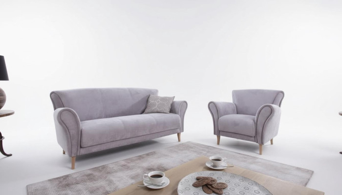 Set de canapé 3+1 Canapés en tissu Canapé Upholstery Suite Canapé classique