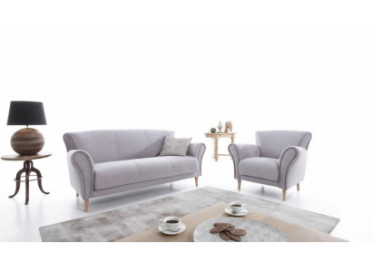Fauteuil de relaxation moderne en tissu pour un canapé 1 place dans le salon