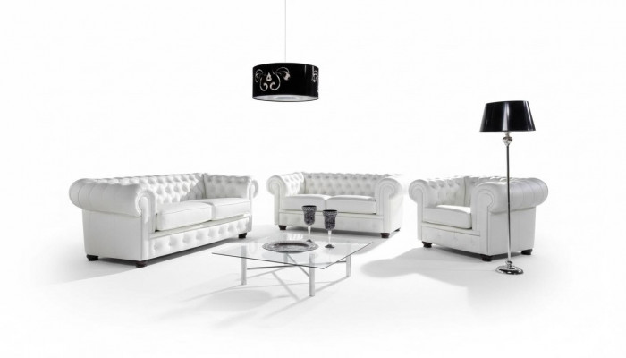 Ensemble de canapé 3+2+1 places Design Relax Canapés Rembourrage Moderne Canapés