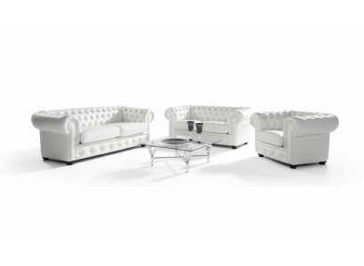Ensemble de canapé 3+1+1 places Design Canapés Relax en tissu Moderne