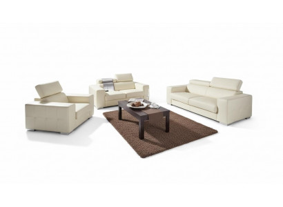 Canapé 3 places Canapés Design Canapés Rembourrés en Cuir Détente Moderne trois places