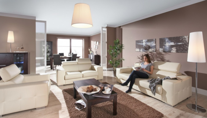 Canapé 2 places Canapés design Canapés Rembourrage Cuir Relax Moderne Deux places