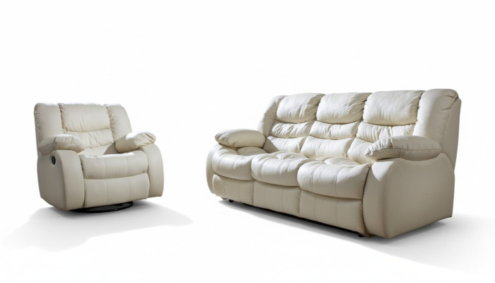 Ensemble de canapé réglable avec repose-pieds électriques en cuir, canapé cinéma.