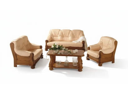 Ensemble de canapé en cuir pour hommes, canapé club, canapé, canapé, siège, 3 + 1 + 1 complet