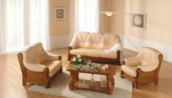 Chaise de salon classique en cuir à un siège Canapé rembourré simple à un siège téléviseur neuf