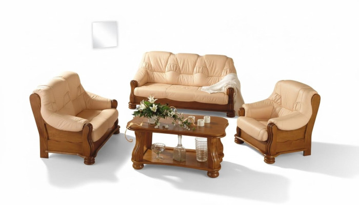 Chaise de salon classique en cuir à un siège Canapé rembourré simple à un siège téléviseur neuf
