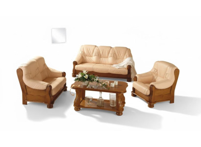 Chaise de salon classique en cuir à un siège Canapé rembourré simple à un siège téléviseur neuf