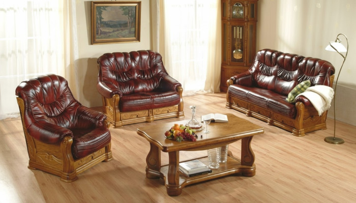 Ensemble de canapés 3+1+1 Seater Classic r Living landscape Canapés rembourrés Canapés neufs