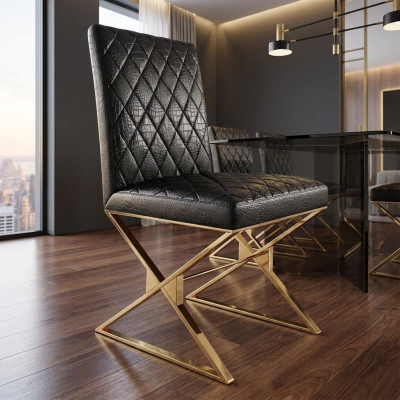 Chaise 2x Ensemble de chaises de salle à manger Club Chaises Chaise rembourrée Groupe de suite Lounge Fauteuil