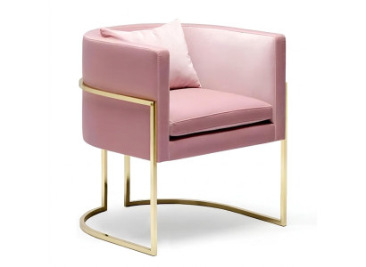 Fauteuil Métallique Design Rembourrage Salon Club Fauteuil Siège Détente Luxe Salle d'Attente Nouveau