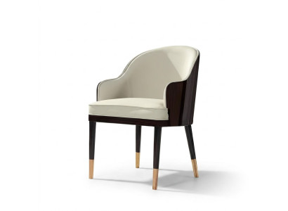Chaise 1x Chaise de salle à manger Rembourrage Chaise TV Lounge Club Cuir Textile Siège Fauteuil