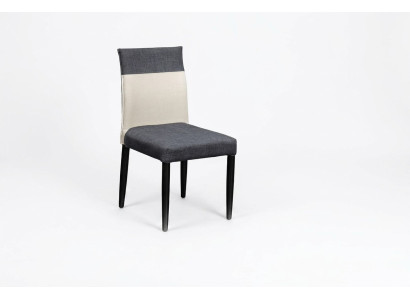 Chaise 1x Salle à manger Chaise rembourrée Fauteuil TV Salon Cuir Textile Siège Club