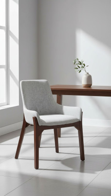 Chaises de salle à manger rembourrées Design Lehn Fauteuil Club de cuisine Lounge Mobilier de salon Chaise
