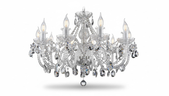 Classique Couverture Lustre Lampe Lumière Cristal nouveau Bohémien