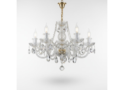 Abat-jour de lampe de lustre Kron Classique en cristal Fixtures Lighting