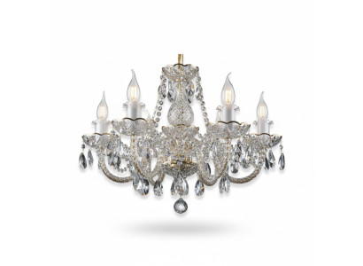 Couvercle de lampe de lustre en couronne en cristal classique luminaires