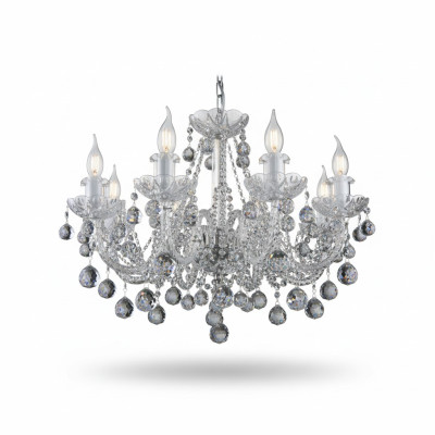 Style baroque Lampe de table Lustre Lampe de chevet Ampoule bohémienne