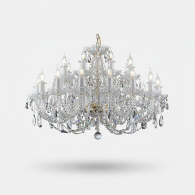Plafonnier classique lustre lampe éclairage cristal nouveau Bohème