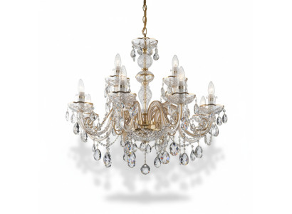 Lustre classique à plafonnier lampe luminaire Bohème éclairage cristal neuf